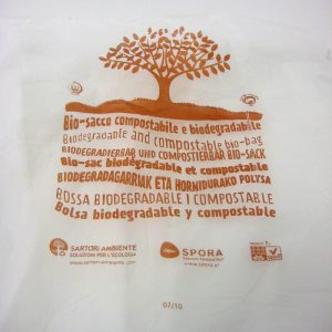 Rollo 25 bolsas compostables 40x40 cms. - Imagen 2