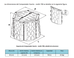 Compostador Huerto Jardín 700 Lts. - Imagen 3